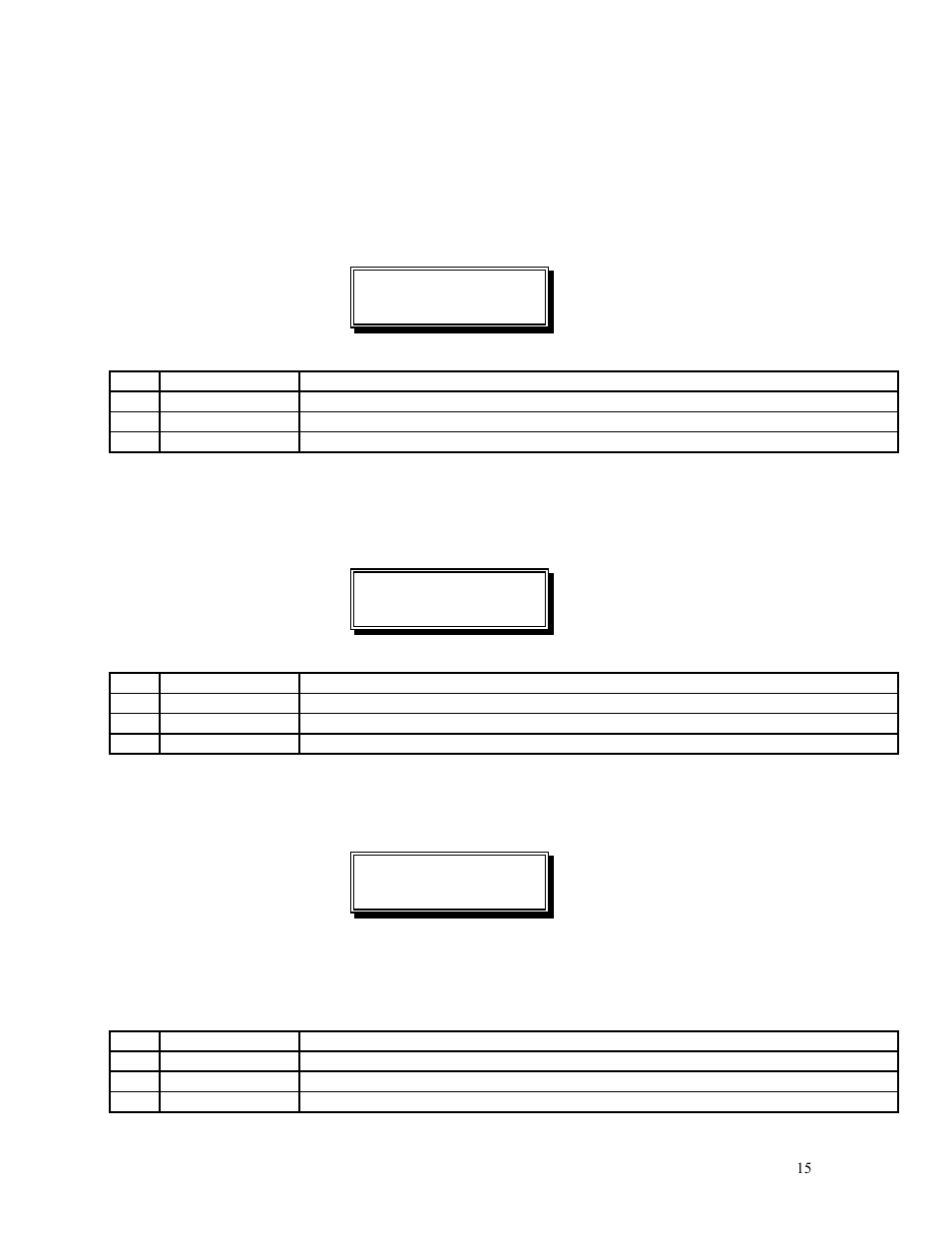 Zro span esc, Man auto esc, 0mv set esc | Eagle Microsystems RA1000 User Manual | Page 15 / 19