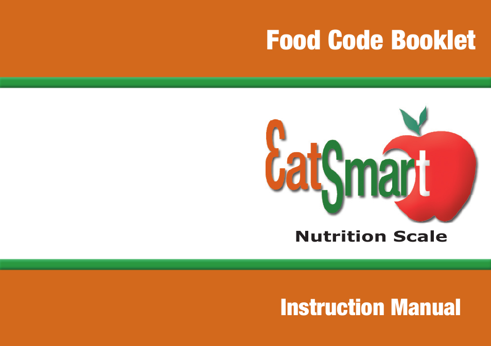 EatSmart Nutrition Pro User Manual | 14 pages
