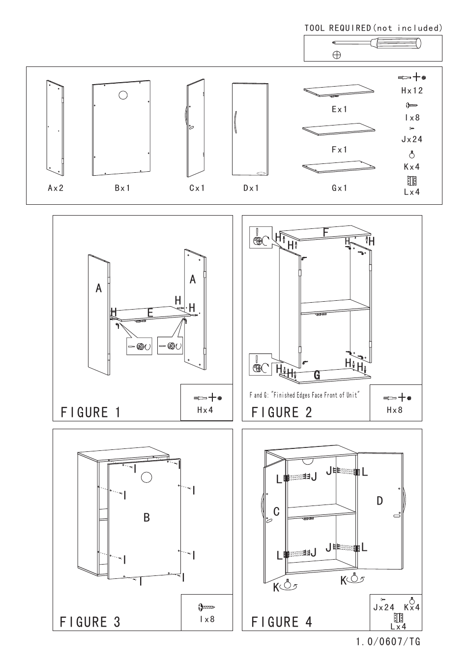 Figure 1 figure 2 figure 3 figure 4 | Badger Basket 9980 User Manual | Page 2 / 2