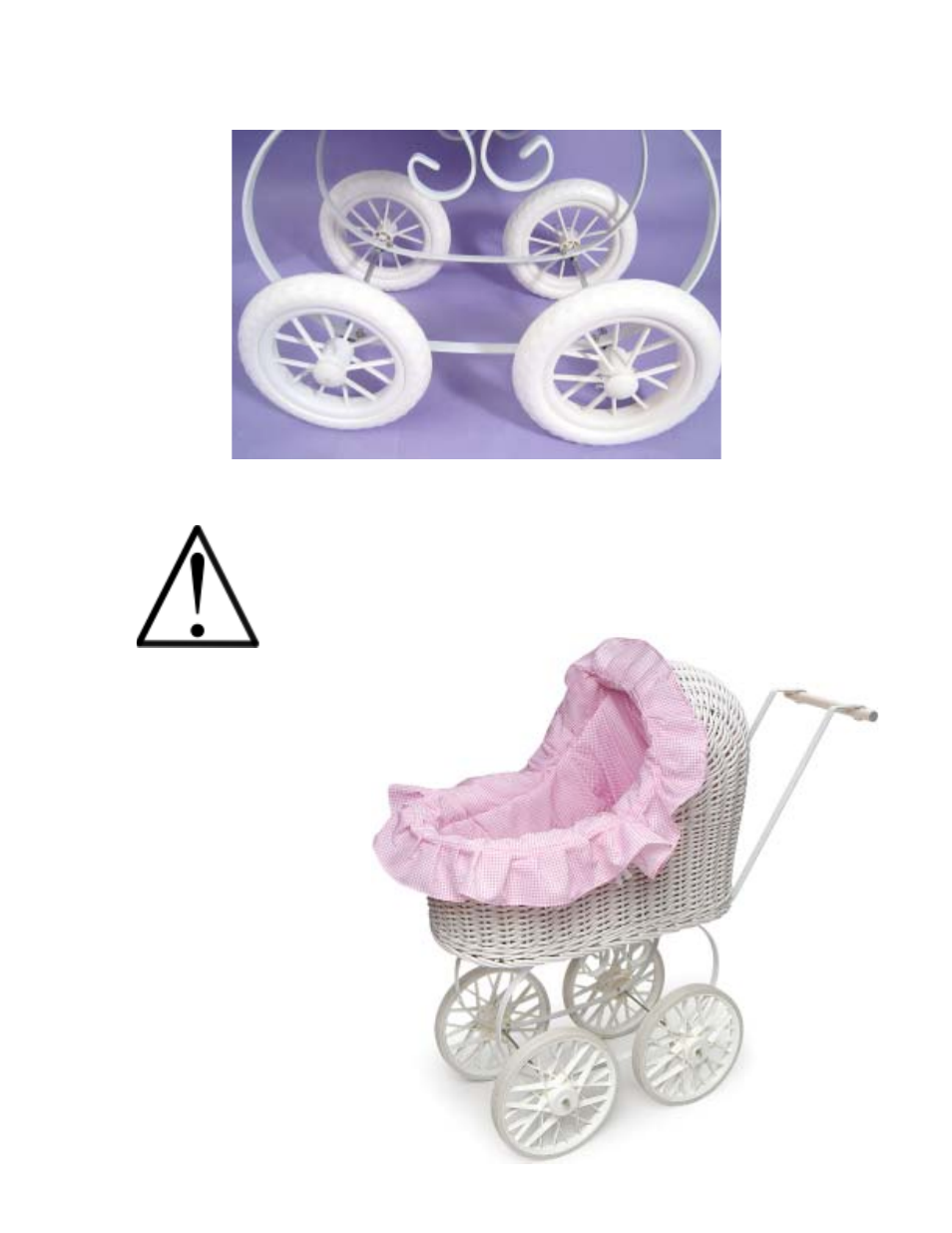 Badger Basket Wicker Doll Buggy 00569 User Manual | Page 4 / 4