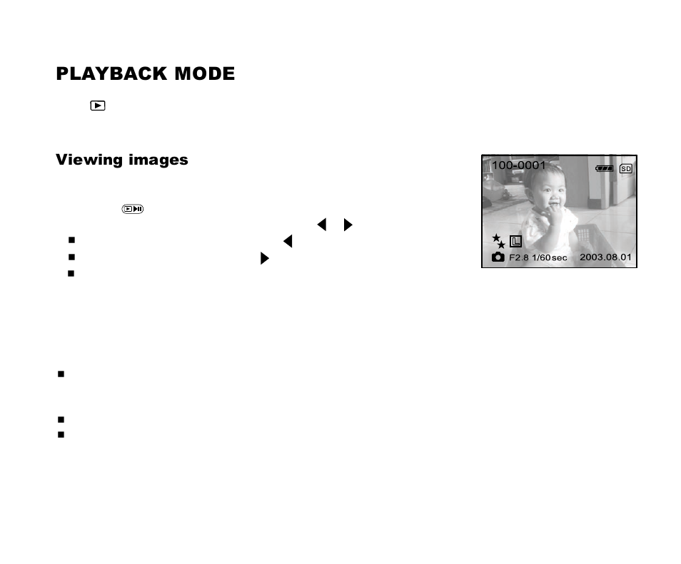 Playback mode, Viewing images | Cool-Lux DVR-200 User Manual | Page 25 / 51