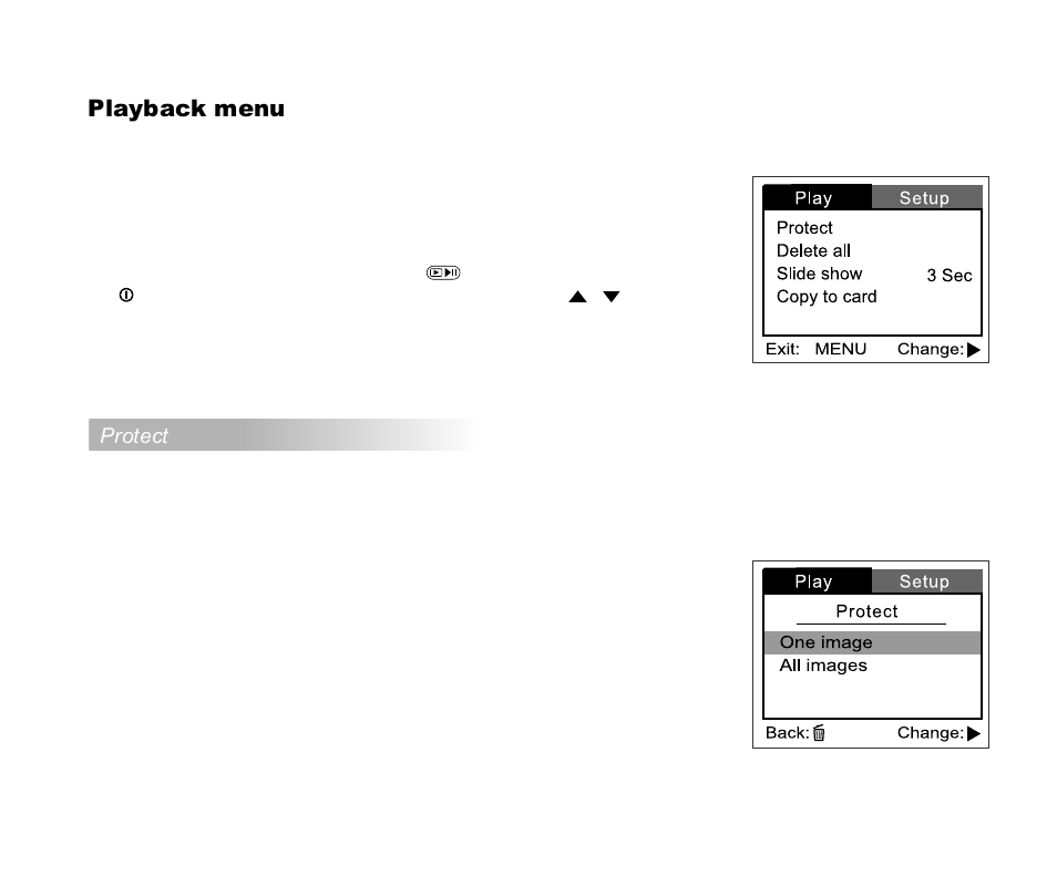 Playback menu | Cool-Lux DVR-200 User Manual | Page 47 / 51