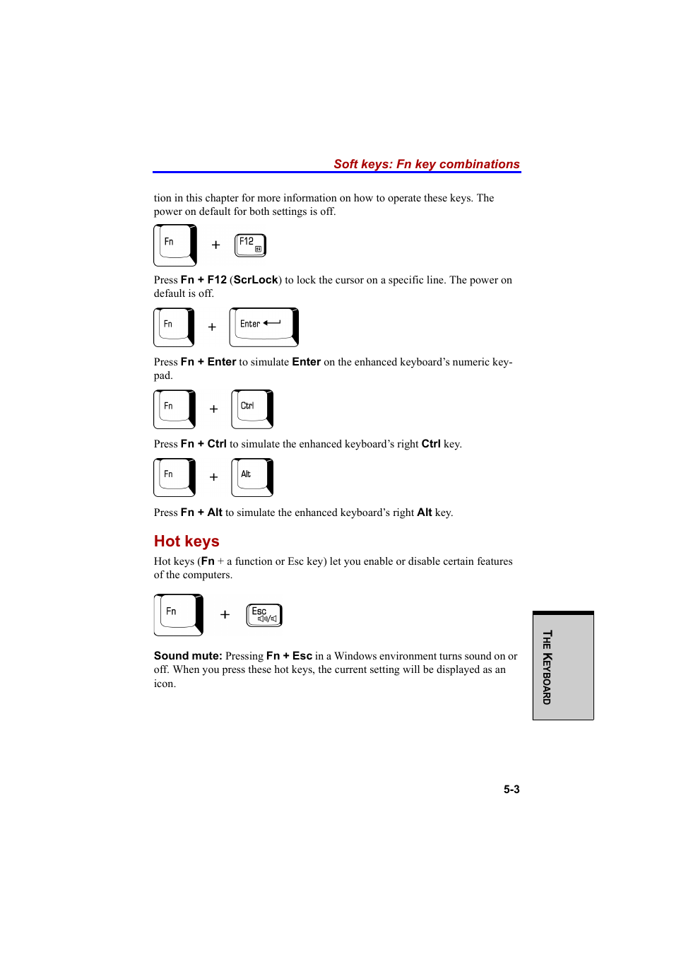 Hot keys | Cool-Lux A100 User Manual | Page 117 / 248