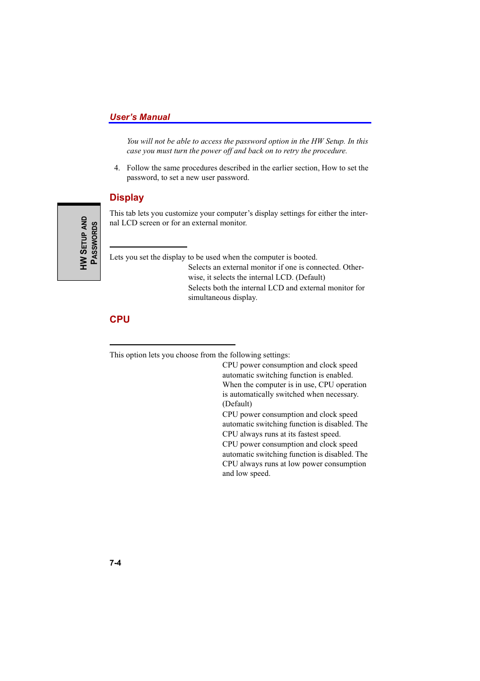 Display | Cool-Lux A100 User Manual | Page 144 / 248