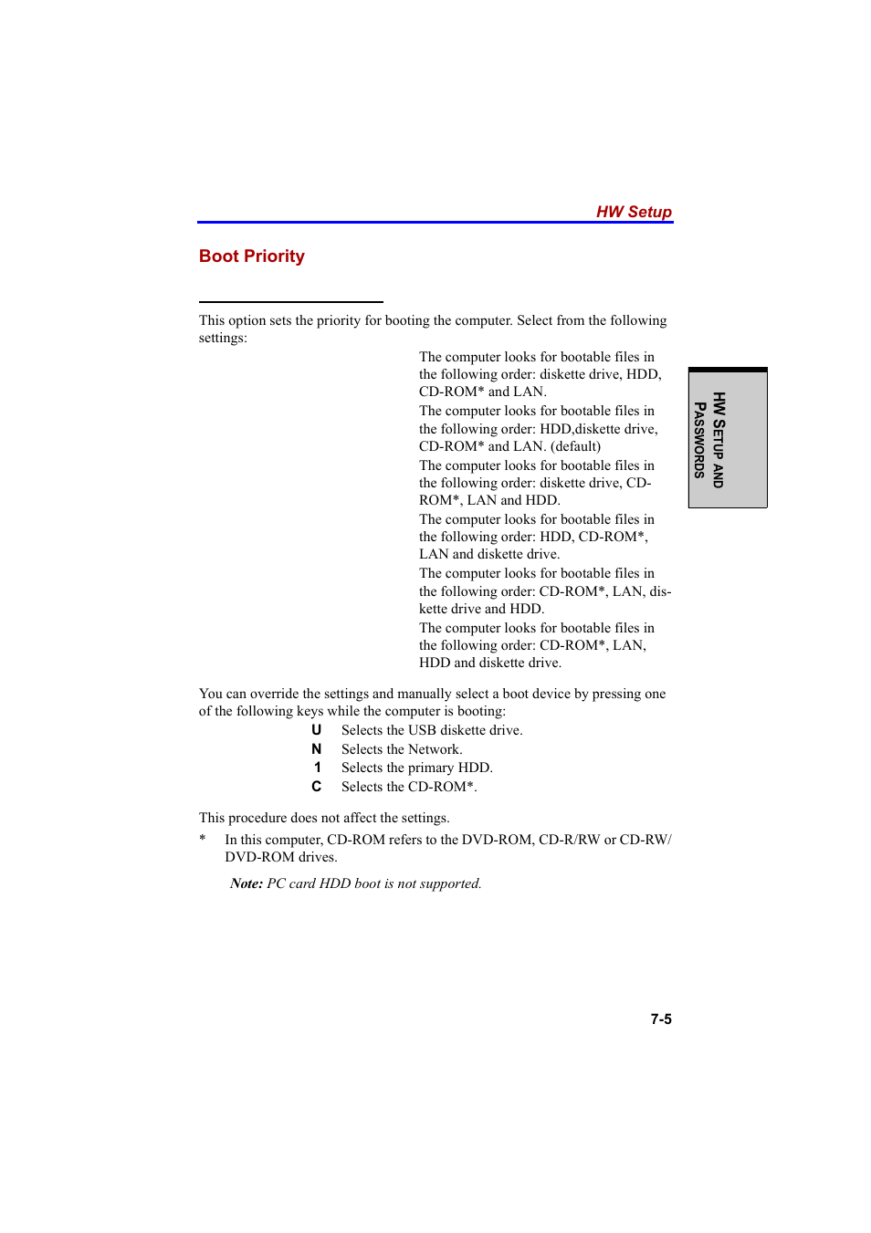 Boot priority | Cool-Lux A100 User Manual | Page 145 / 248