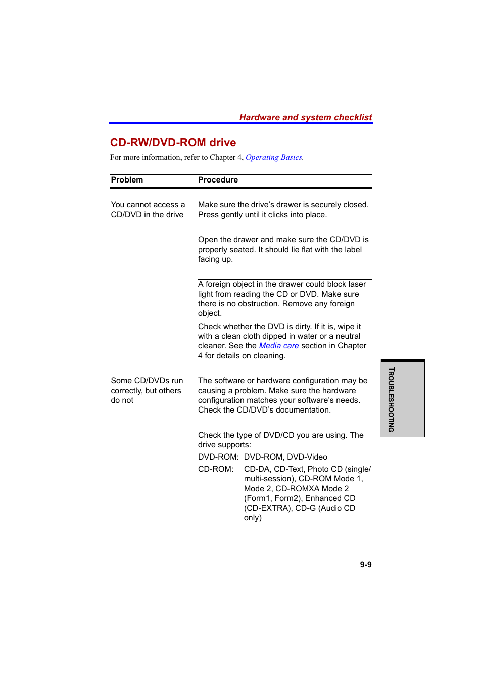 Cd-rw/dvd-rom drive | Cool-Lux A100 User Manual | Page 173 / 248
