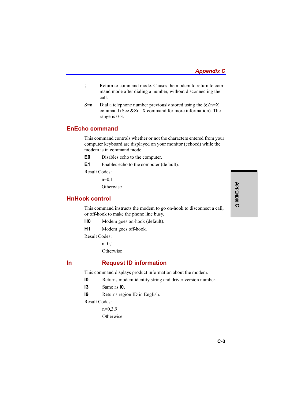 Enecho command, Hnhook control | Cool-Lux A100 User Manual | Page 199 / 248