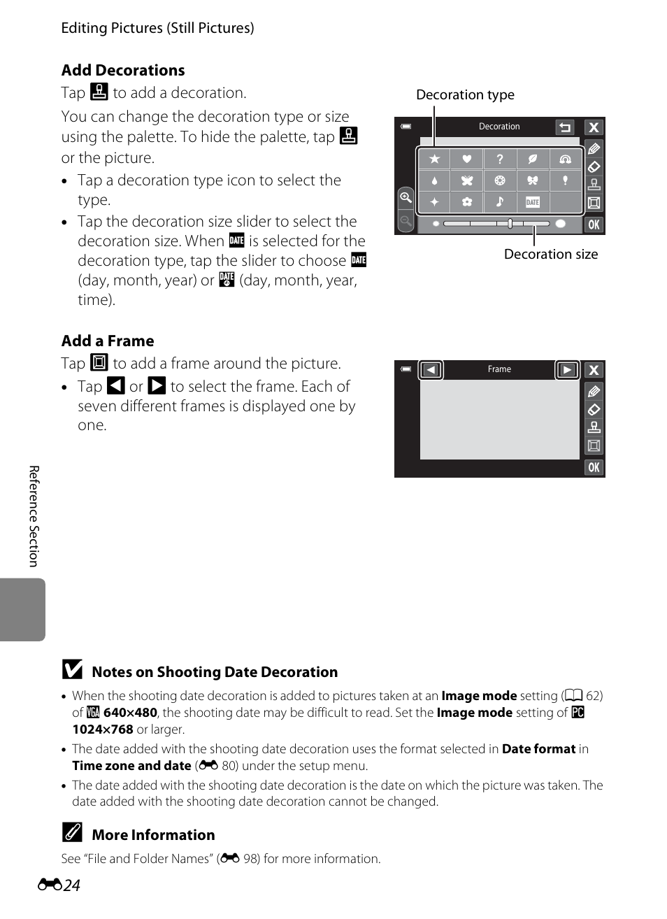 COOLPIX by Nikon S100 User Manual | Page 132 / 236