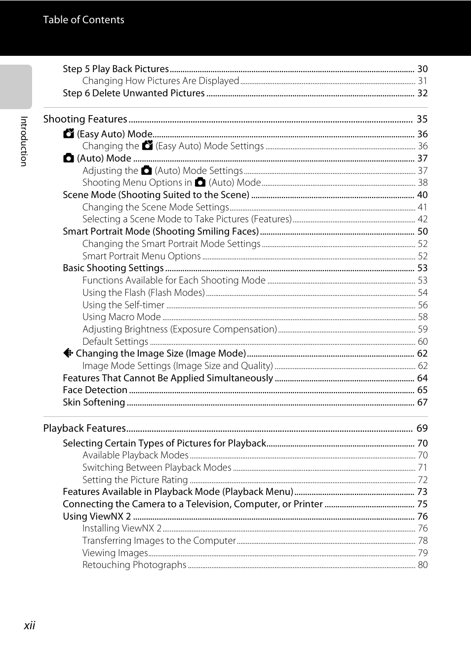 COOLPIX by Nikon S100 User Manual | Page 14 / 236