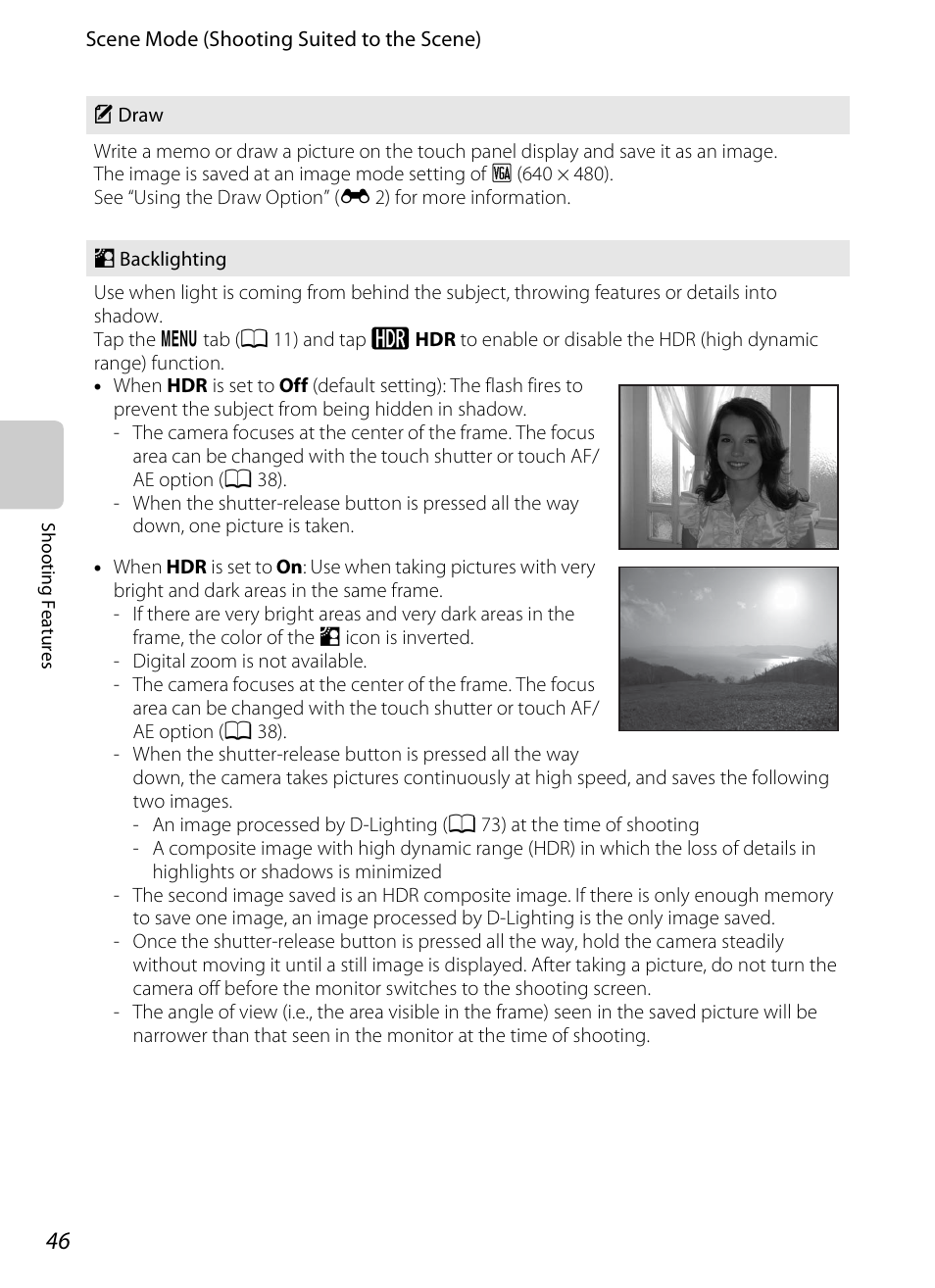 A 46, A 46) | COOLPIX by Nikon S100 User Manual | Page 64 / 236