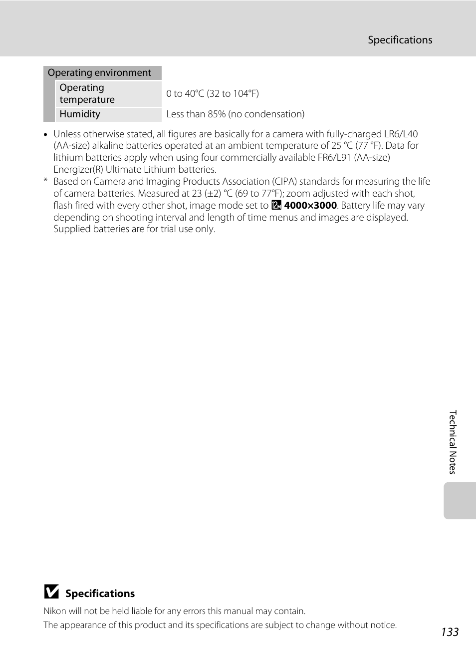 Nikon L105 User Manual | Page 145 / 152