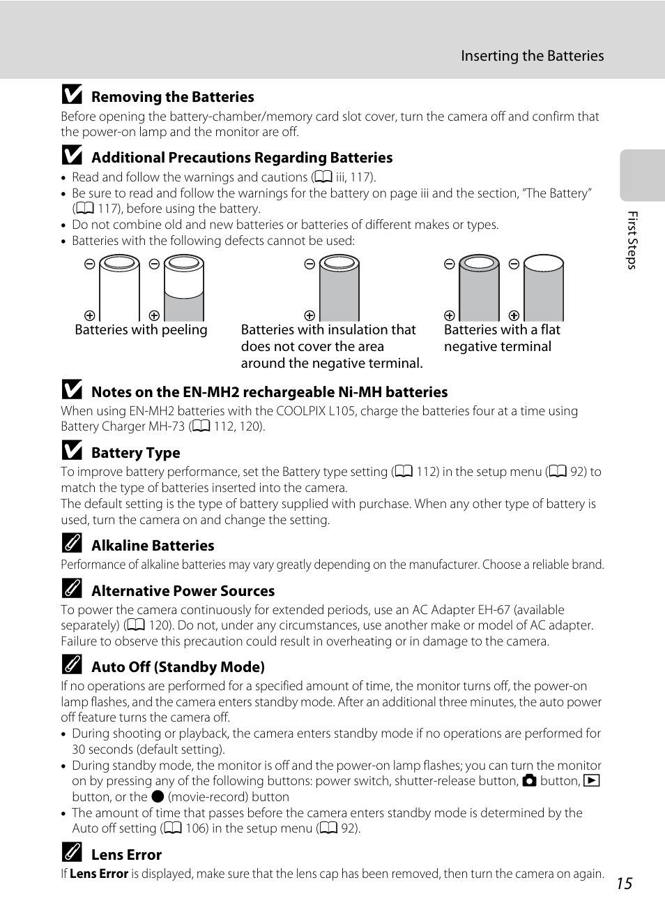 Nikon L105 User Manual | Page 27 / 152