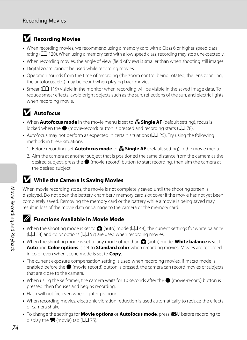 Nikon L105 User Manual | Page 86 / 152