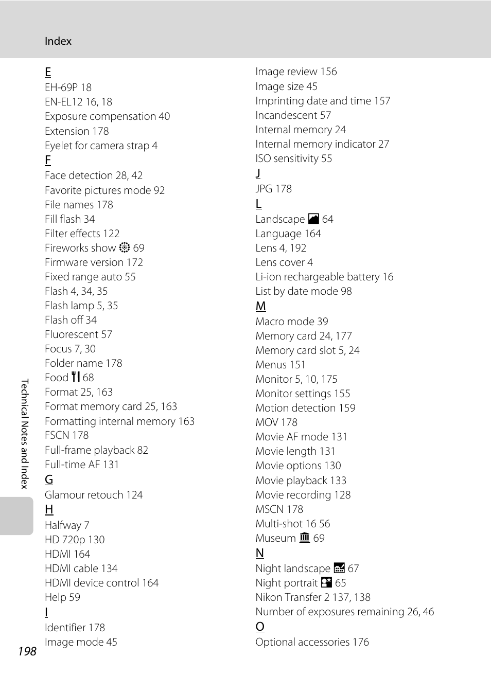 Nikon S6100 User Manual | Page 210 / 216