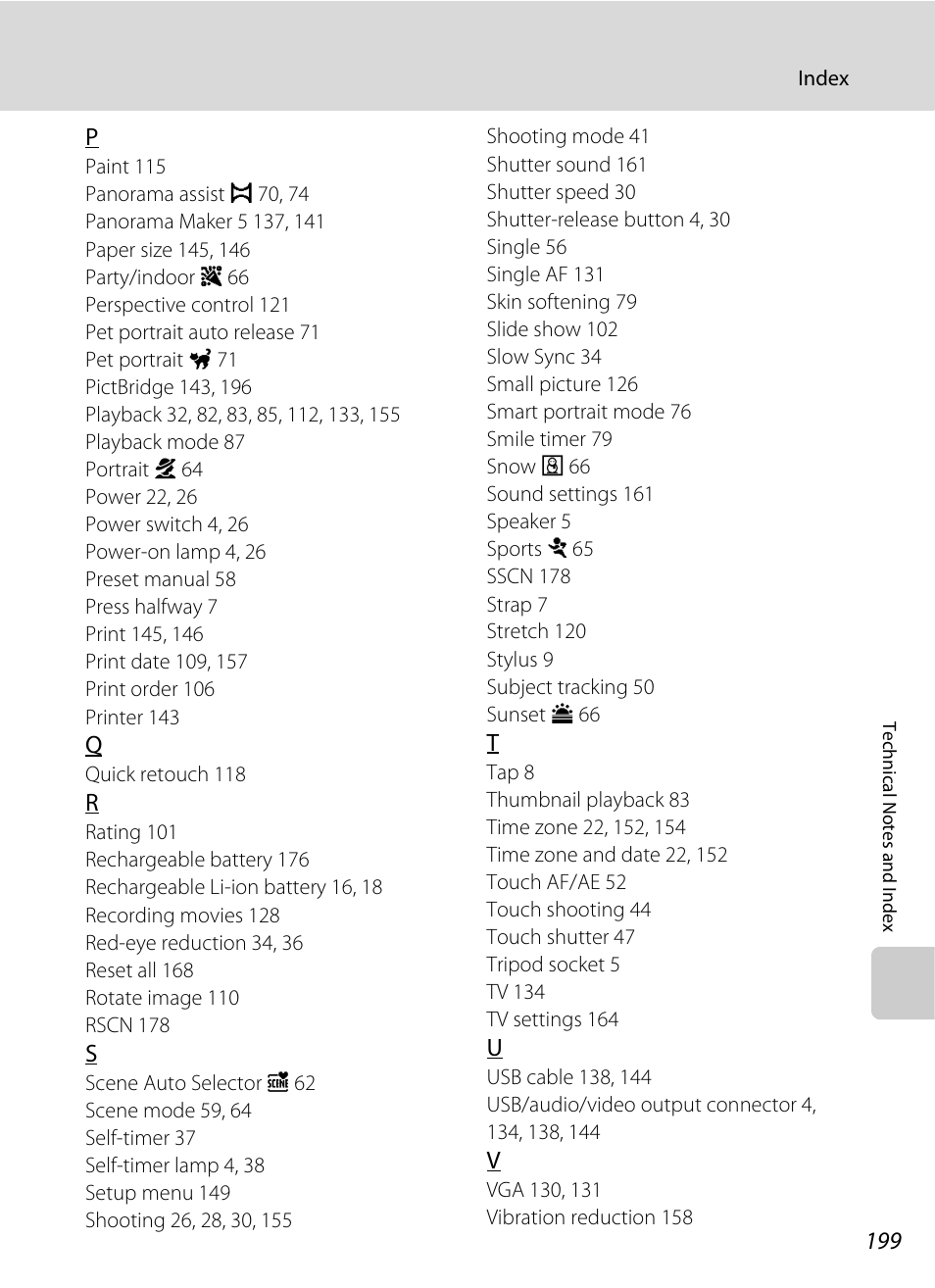 Nikon S6100 User Manual | Page 211 / 216