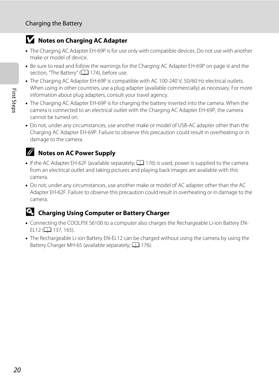 Nikon S6100 User Manual | Page 32 / 216