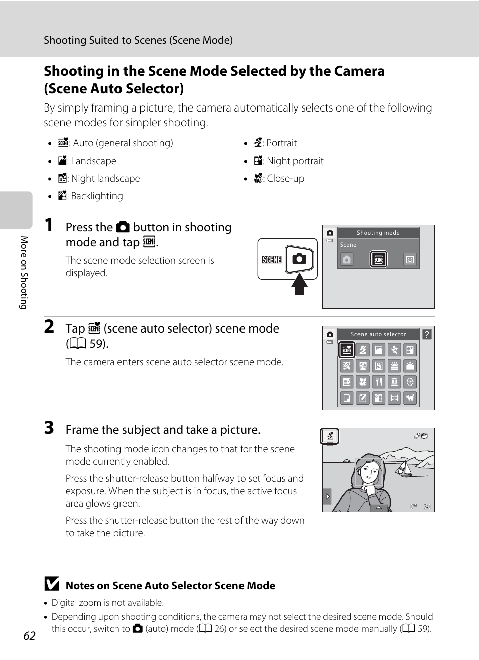 Nikon S6100 User Manual | Page 74 / 216