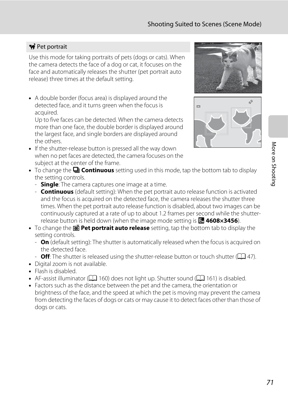 A 71) fu, A 71) is, A 71) | A 71) i | Nikon S6100 User Manual | Page 83 / 216