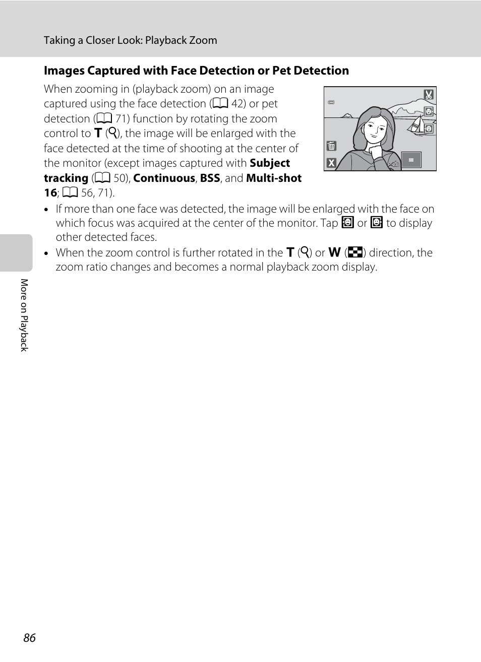 A 86 | Nikon S6100 User Manual | Page 98 / 216