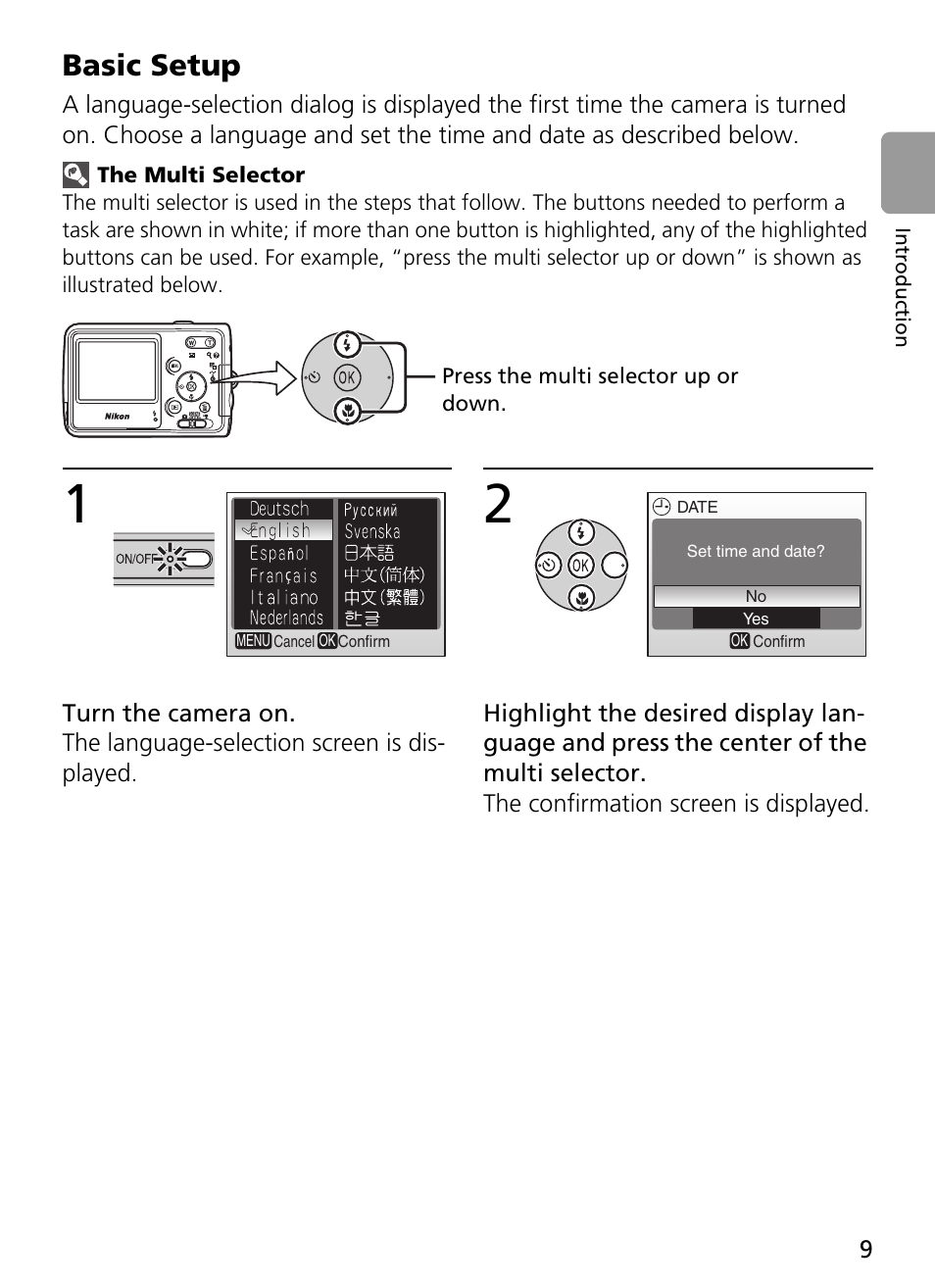 Basic setup | Nikon L2 - L3 User Manual | Page 21 / 120