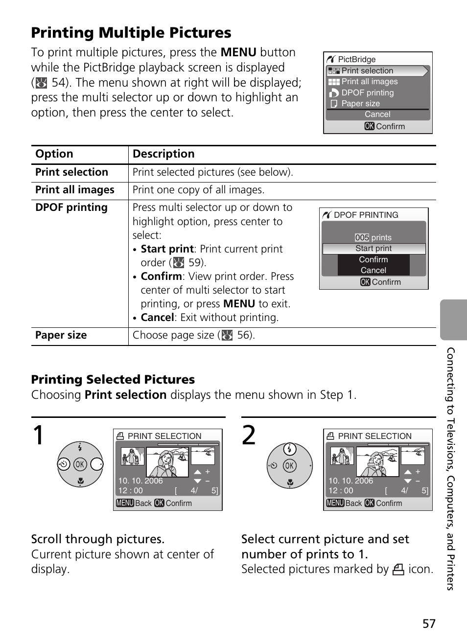 Printing multiple pictures | Nikon L2 - L3 User Manual | Page 69 / 120