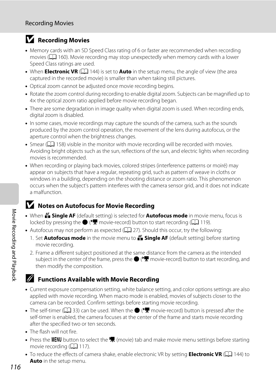 Nikon S3100 User Manual | Page 128 / 196