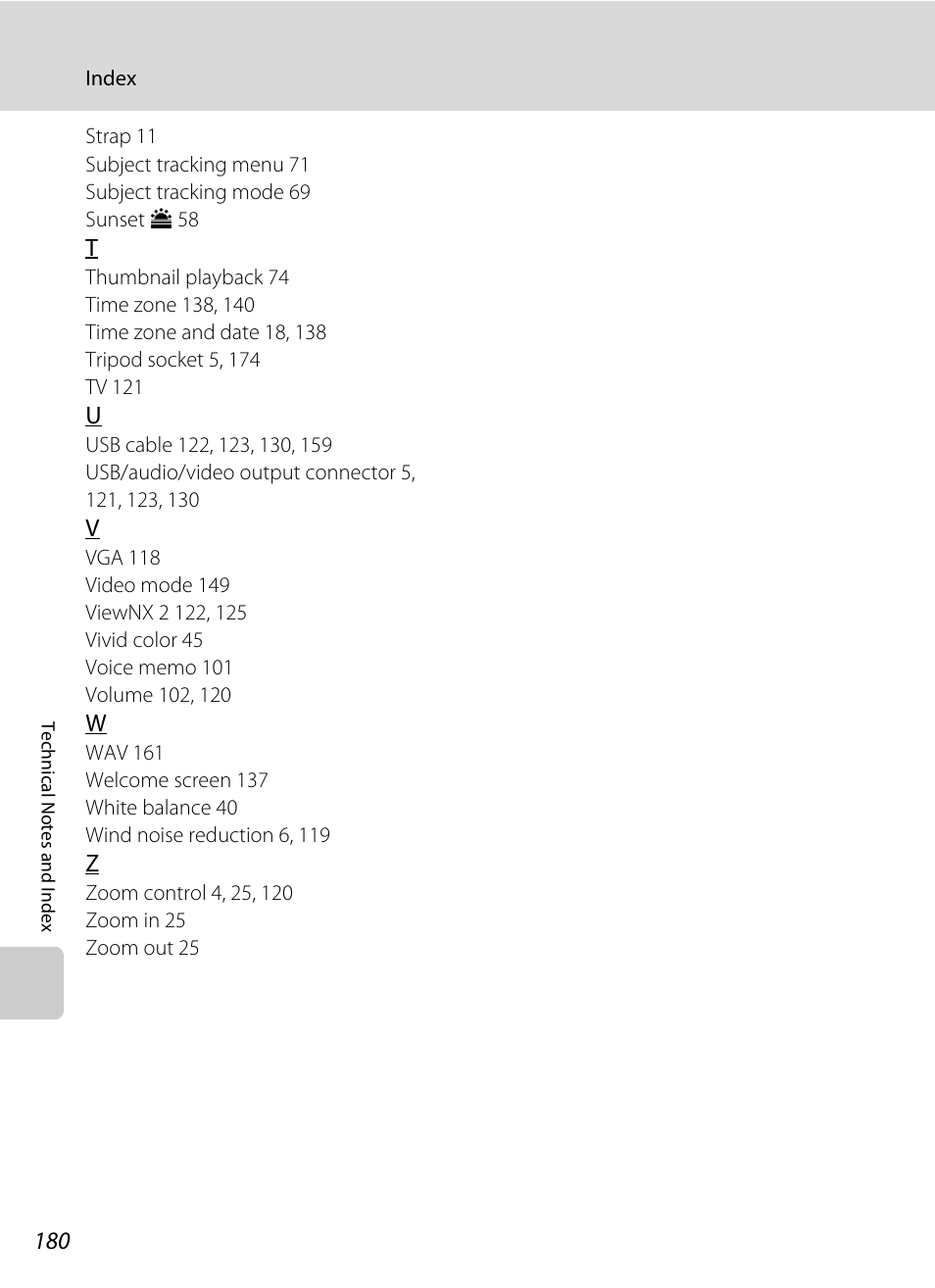 Nikon S3100 User Manual | Page 192 / 196