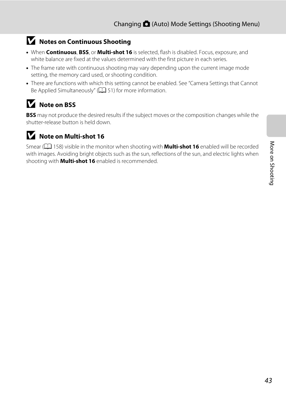 Nikon S3100 User Manual | Page 55 / 196