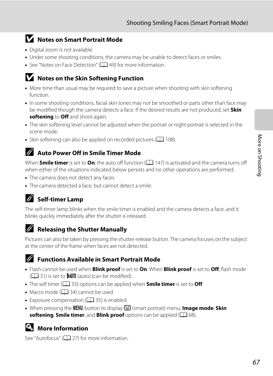 Ures, A 67) | Nikon S3100 User Manual | Page 79 / 196