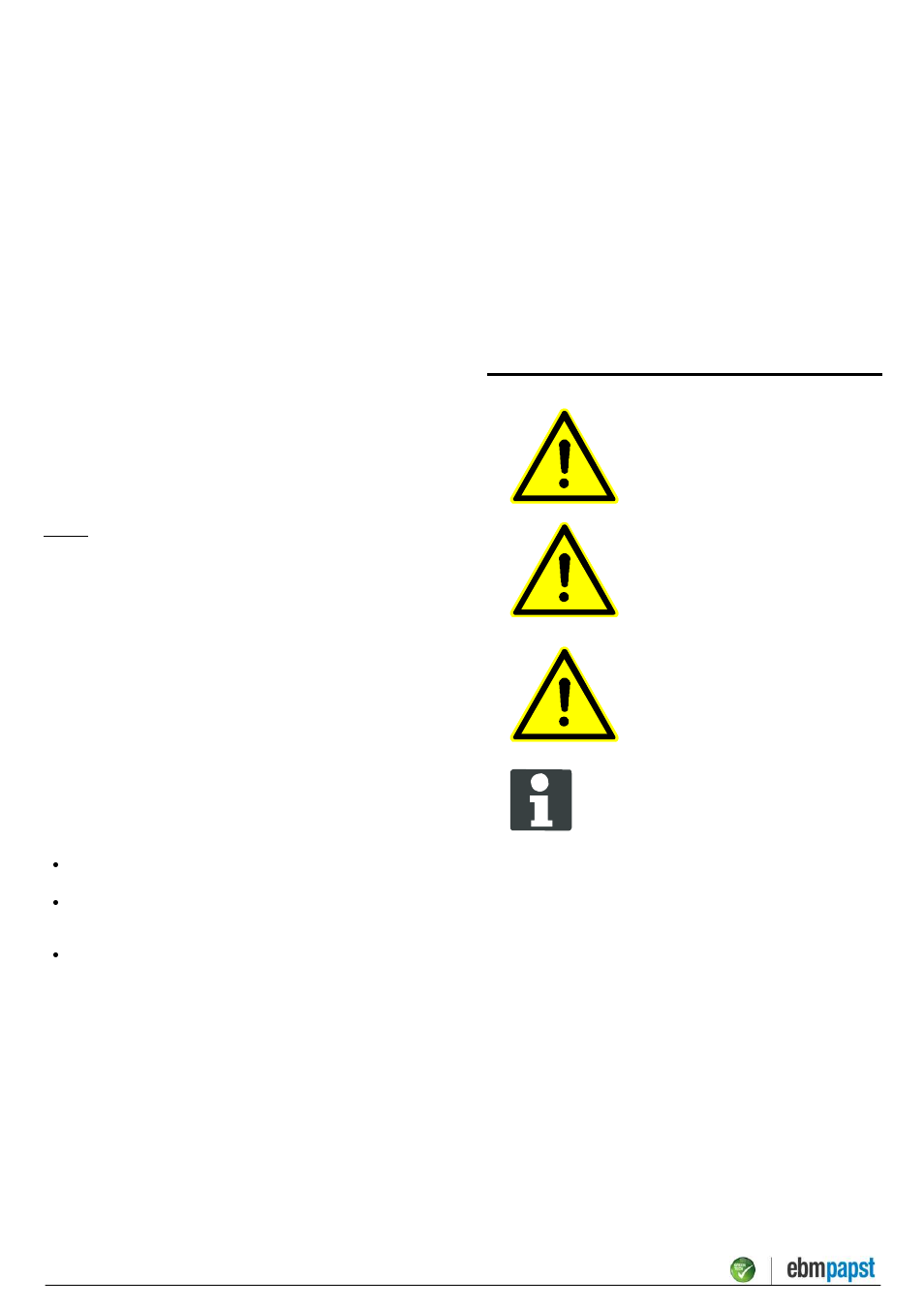 ebm-papst EC-motors User Manual | 5 pages