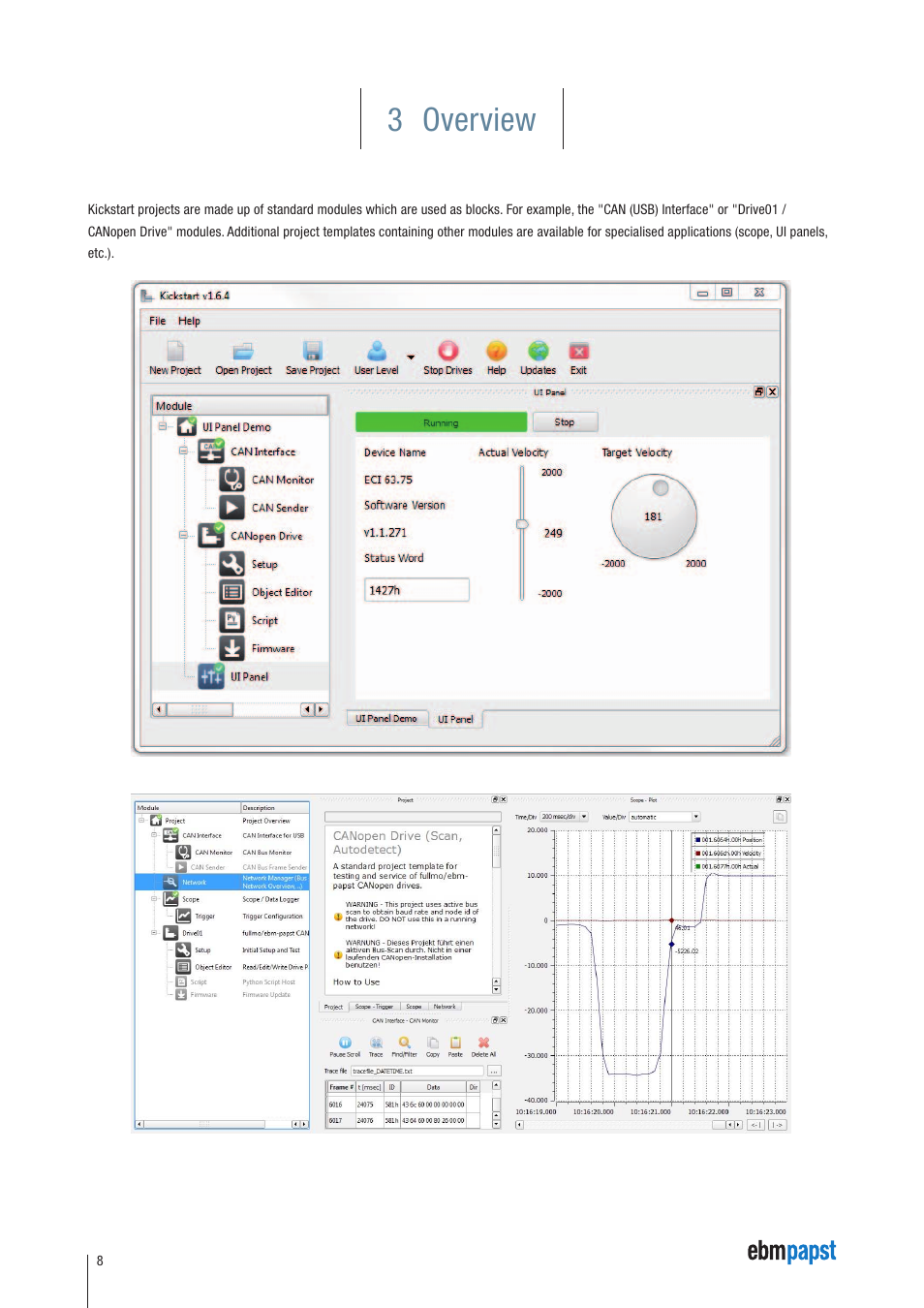 3 overview | ebm-papst Kickstart User Manual | Page 8 / 33