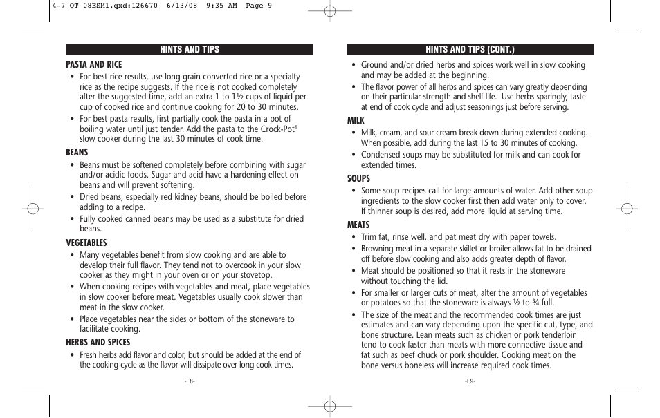 Crock-Pot 126670-08 User Manual | Page 5 / 17