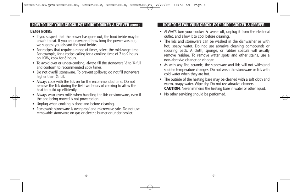 Crock-Pot 133481 User Manual | Page 4 / 10