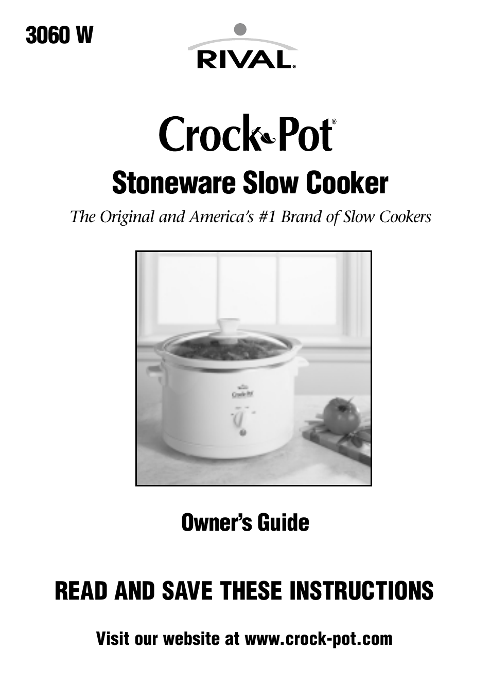 Crock-Pot 3060 W User Manual | 16 pages