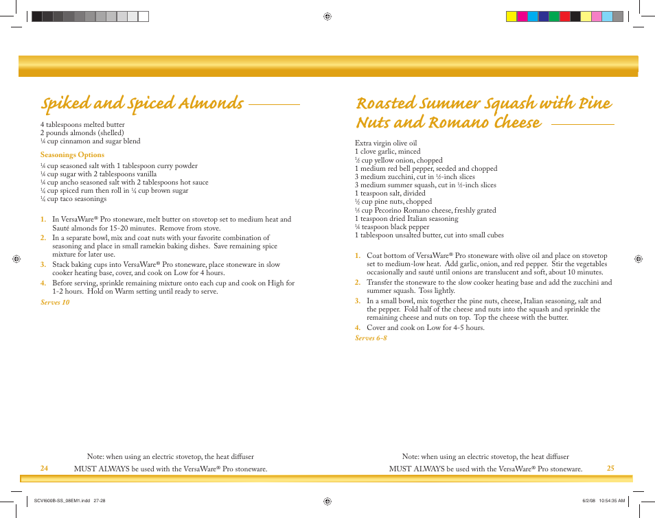 Spiked and spiced almonds | Crock-Pot VersaWare Pro User Manual | Page 14 / 33