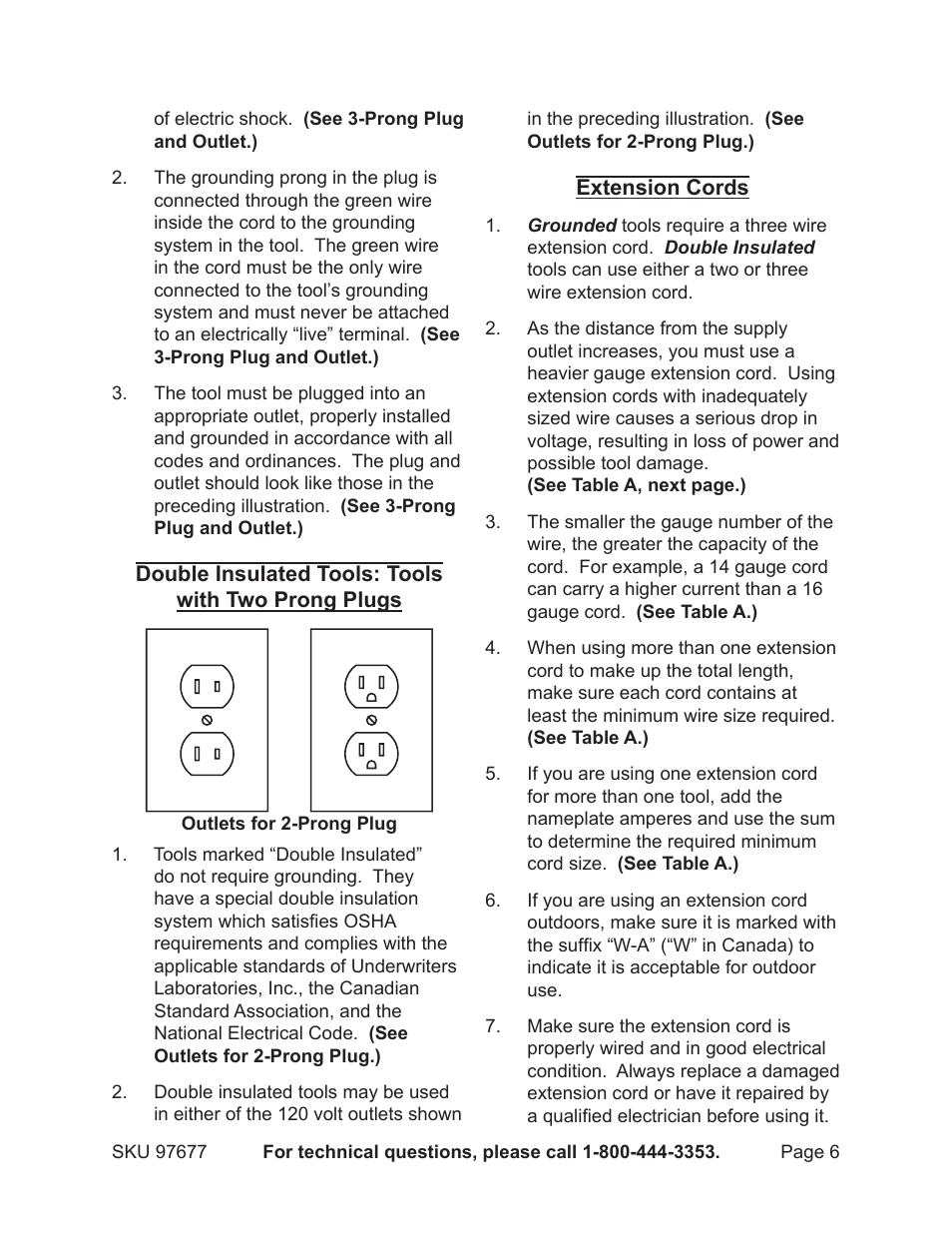 Chicago Electric 97677 User Manual | Page 6 / 15