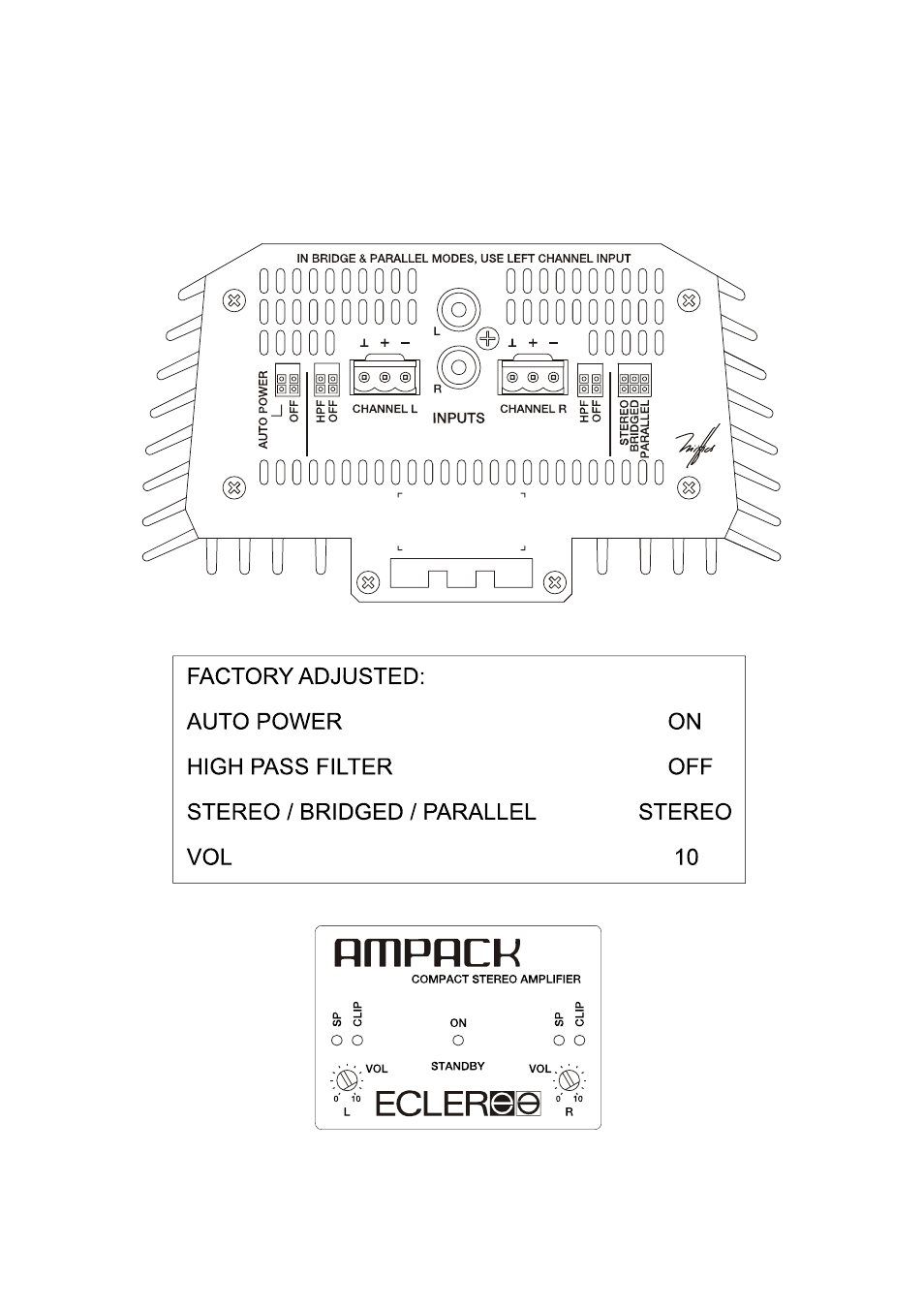 Ecler AMPACK SERIES User Manual | Page 34 / 36