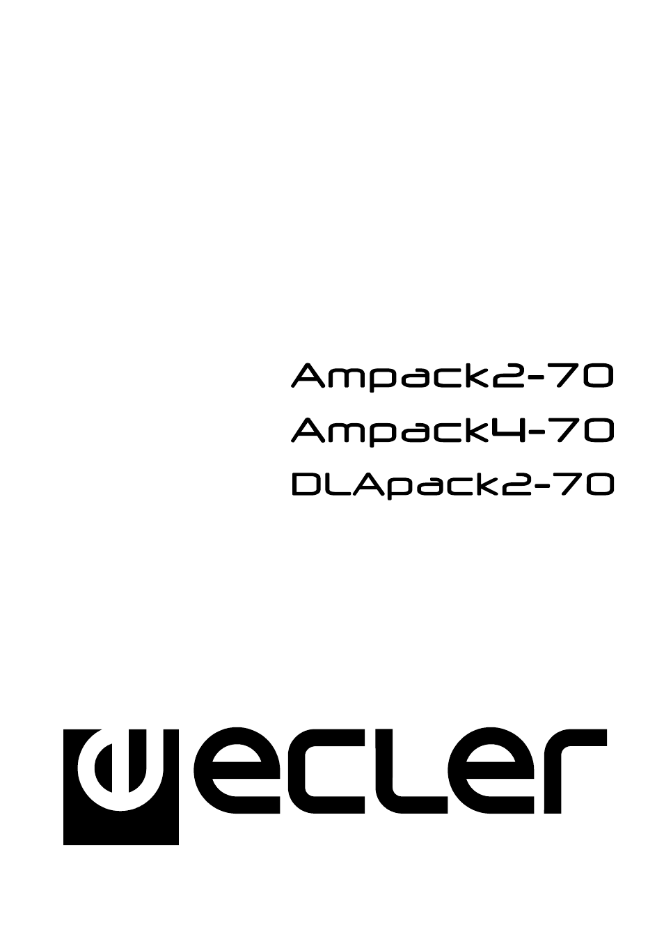 Ecler AMPACK2-70 User Manual | 44 pages