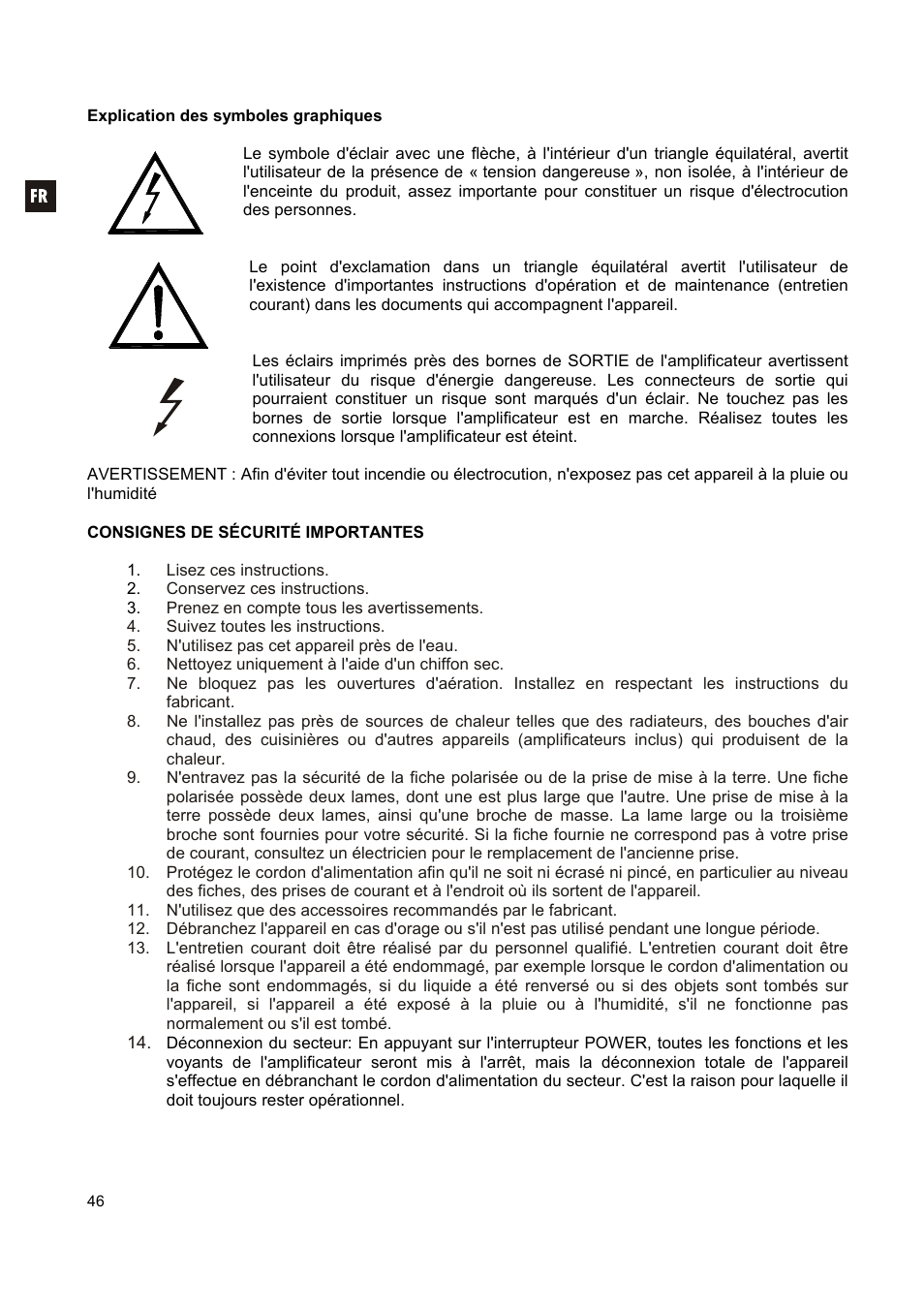 Ecler CA200z User Manual | Page 46 / 92