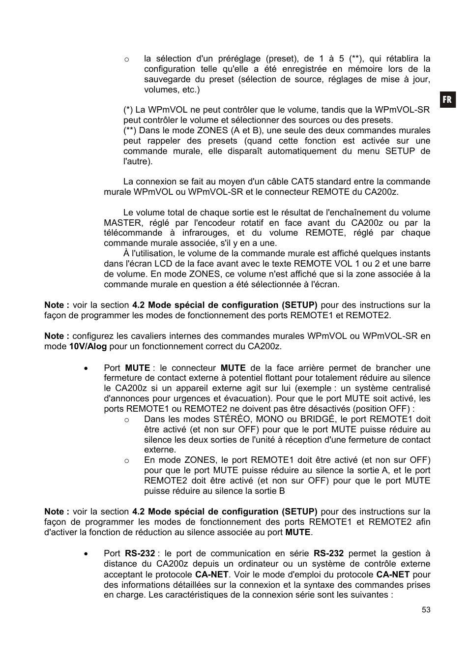 Ecler CA200z User Manual | Page 53 / 92