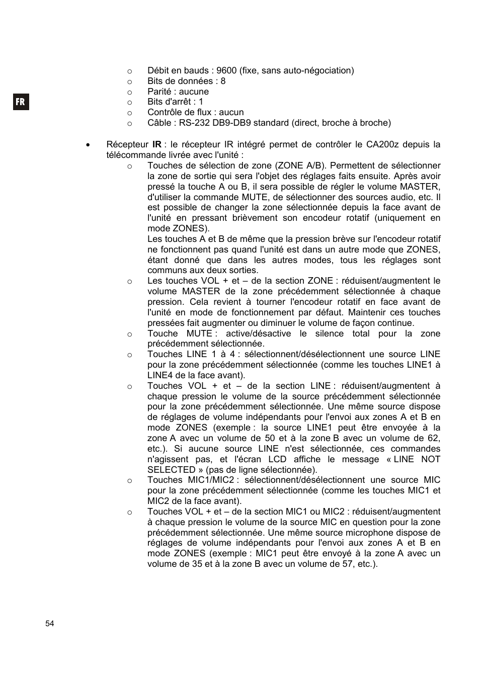 Ecler CA200z User Manual | Page 54 / 92