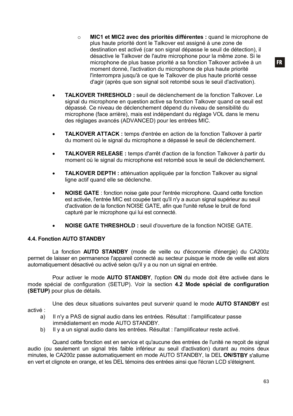 Ecler CA200z User Manual | Page 63 / 92