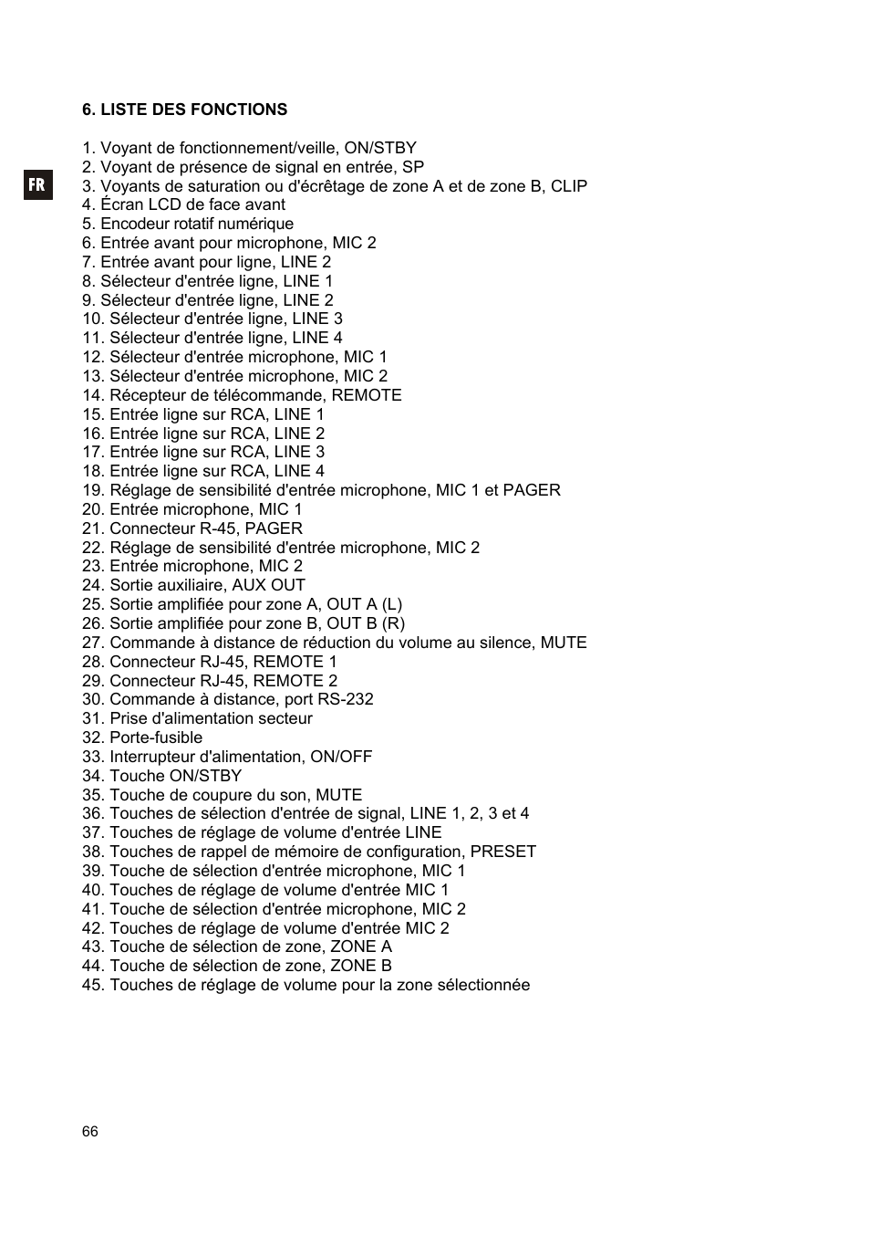 Ecler CA200z User Manual | Page 66 / 92