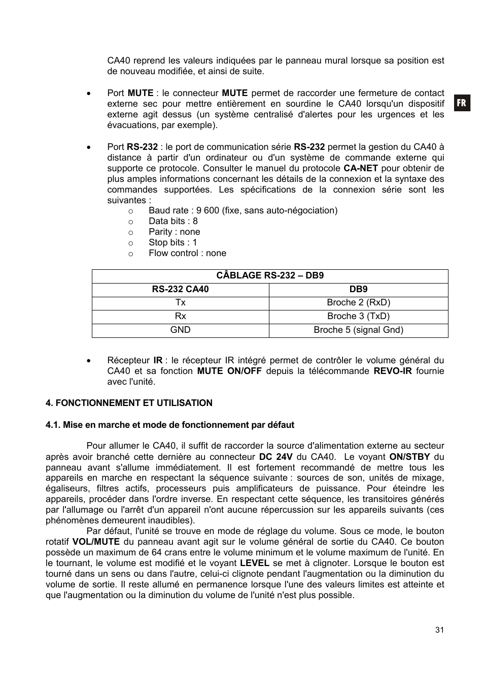 Ecler CA40 User Manual | Page 31 / 52