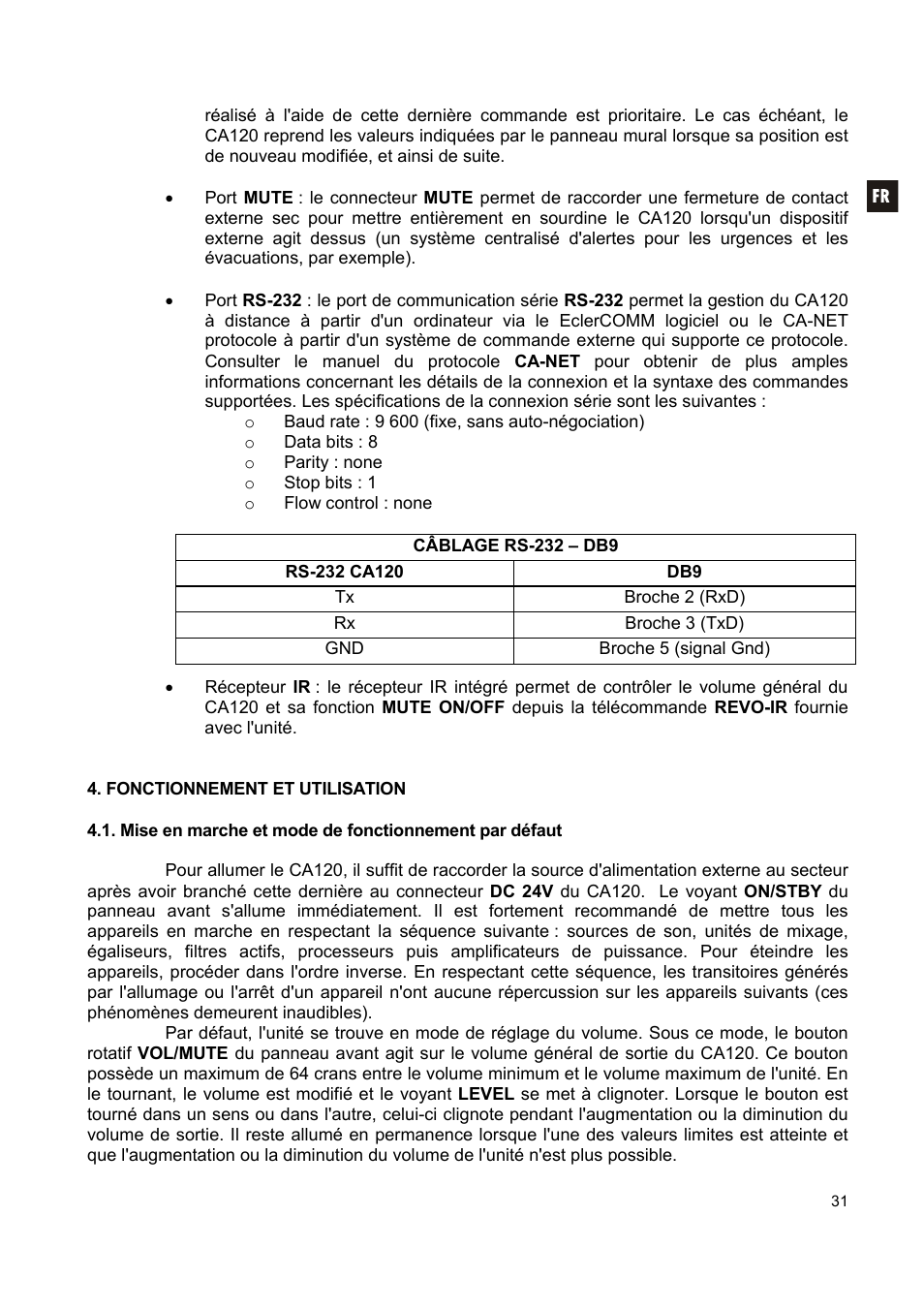 Ecler CA120 User Manual | Page 31 / 52