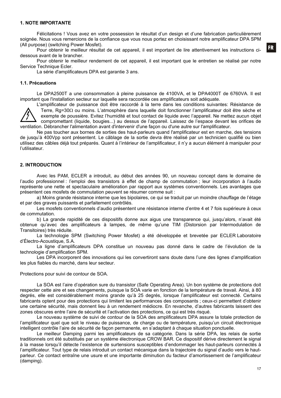 Ecler DPA-T SERIES User Manual | Page 17 / 32