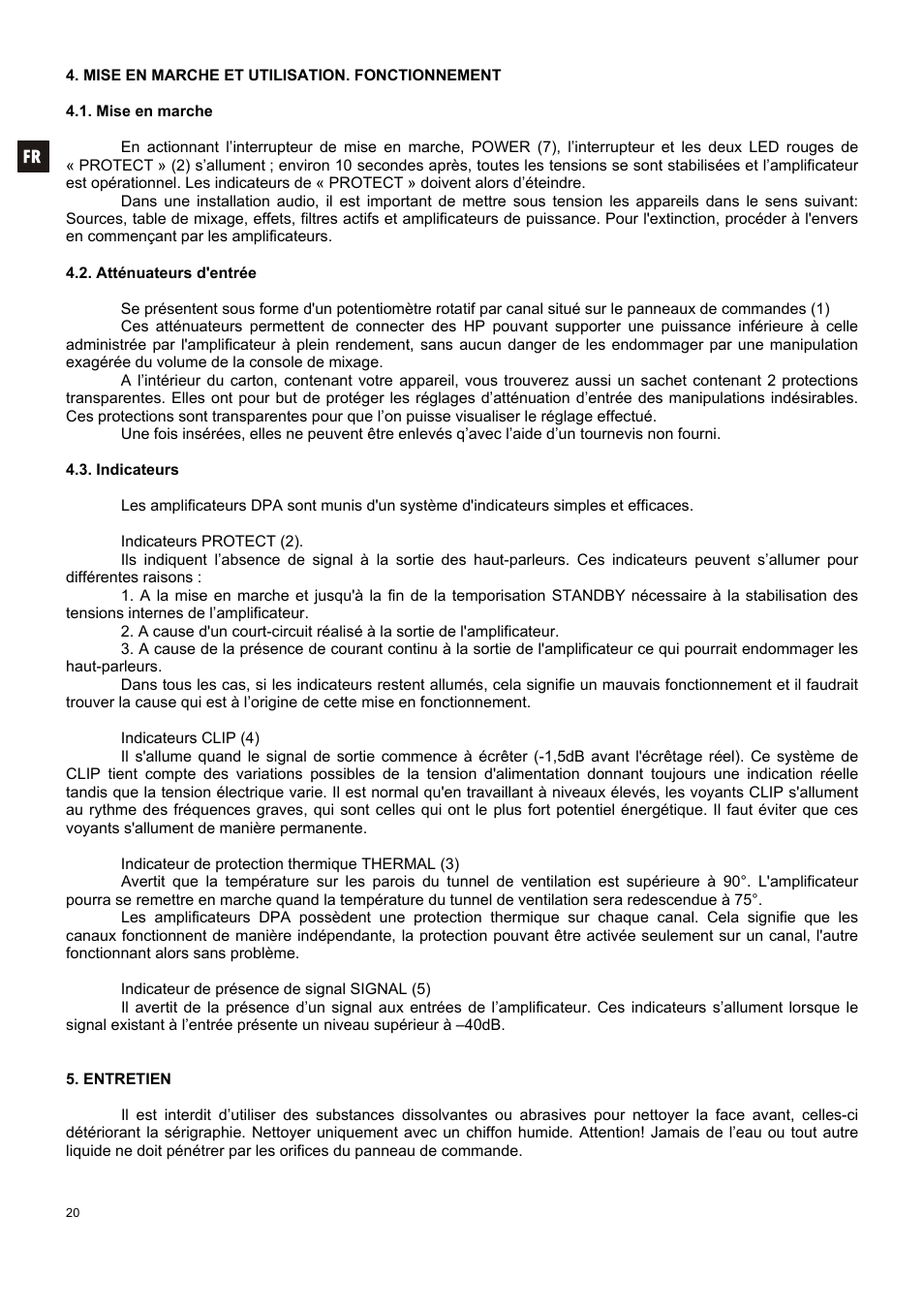 Ecler DPA-T SERIES User Manual | Page 20 / 32