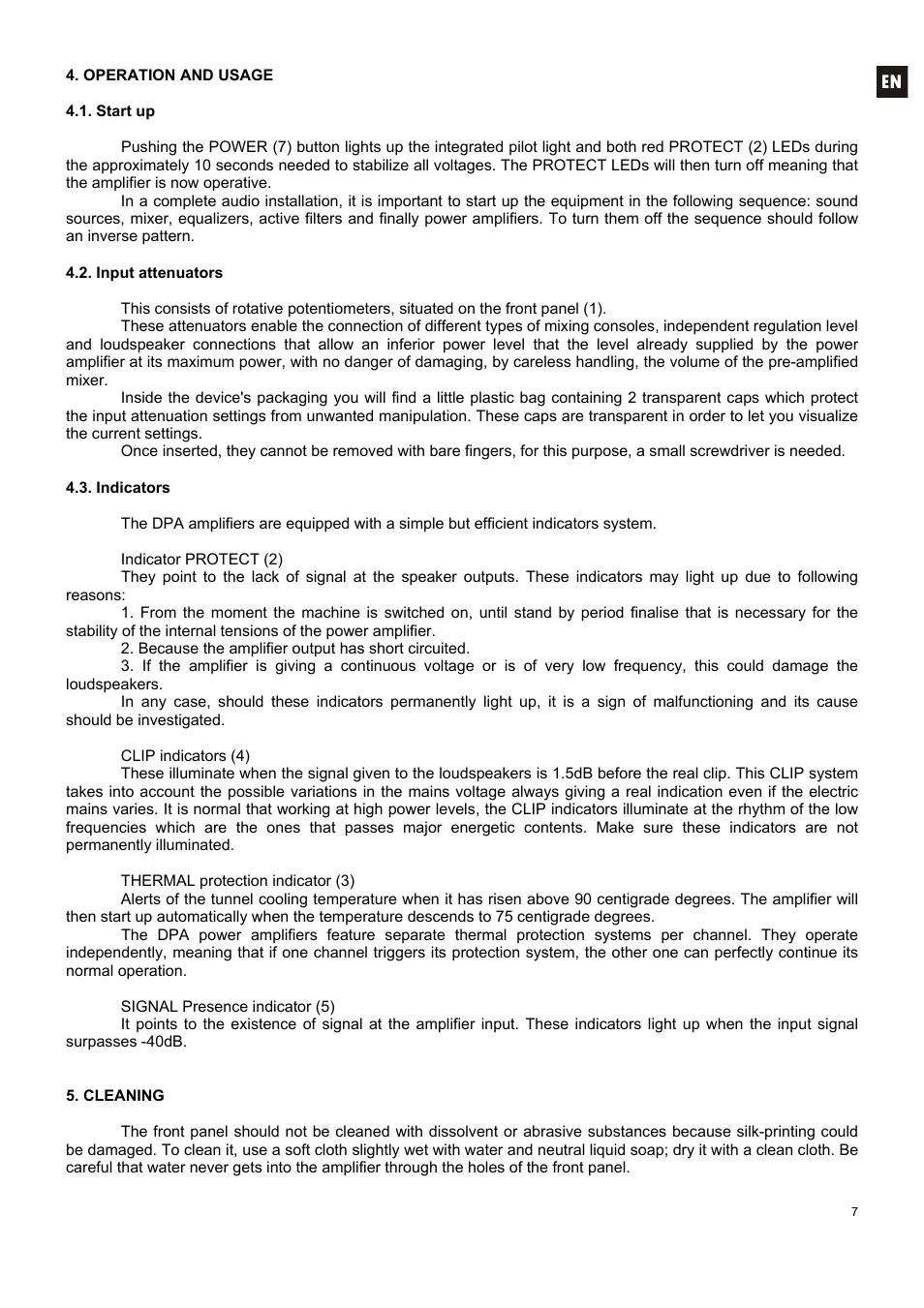 Ecler DPA-T SERIES User Manual | Page 7 / 32