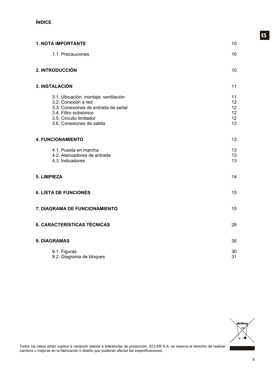 Ecler DPA-T SERIES User Manual | Page 9 / 32