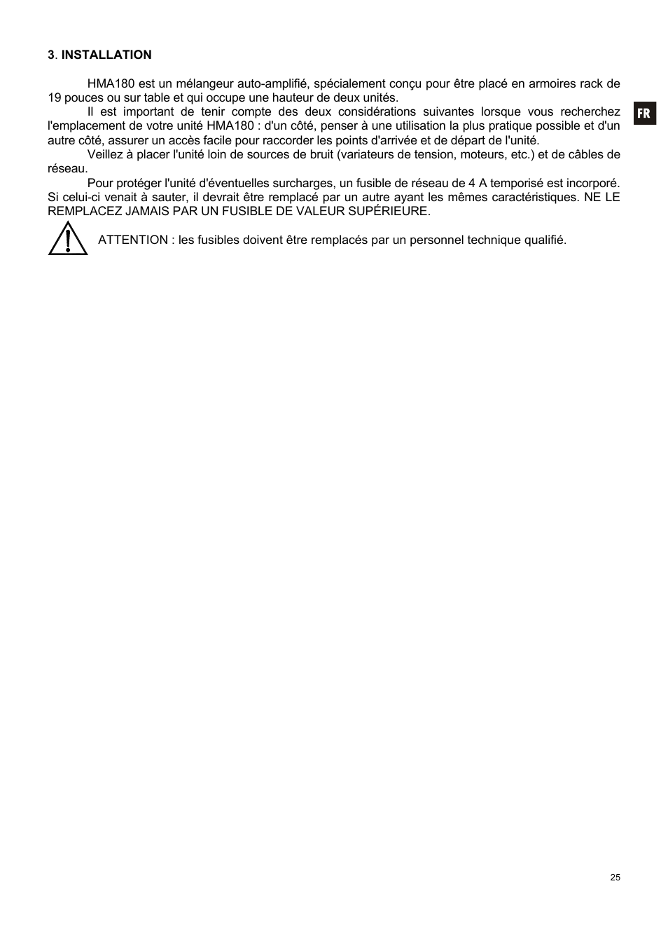 Ecler HMA180 User Manual | Page 25 / 44